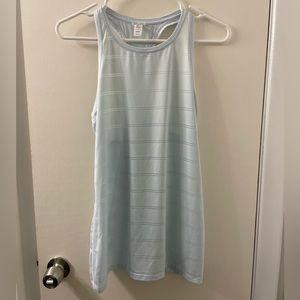 Athleta sheer striped racerback workout tank